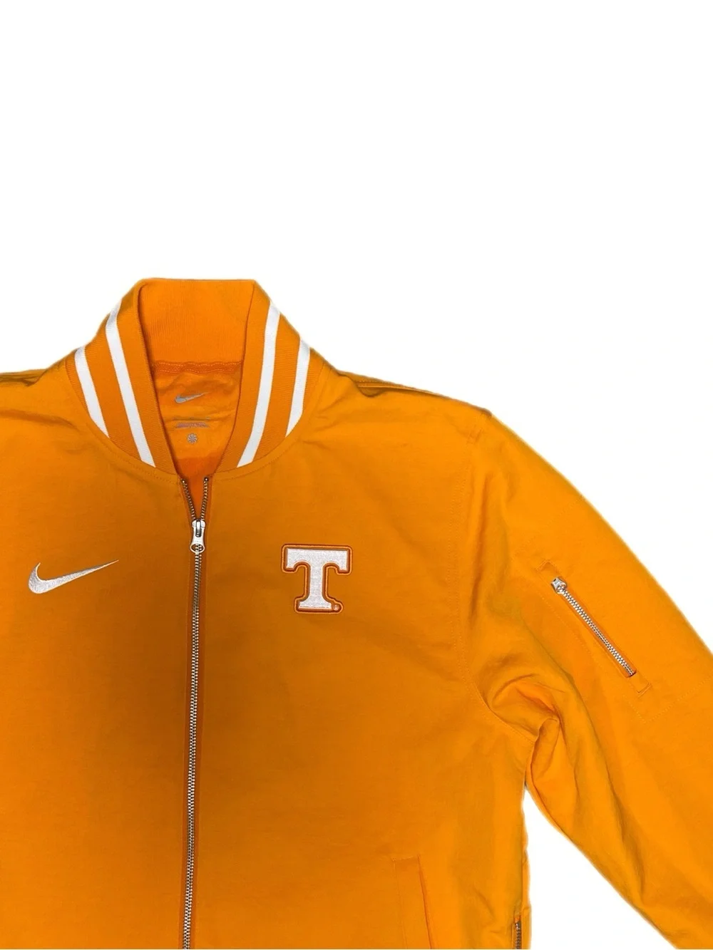 NWOT: Mens Nike Tennessee Volunteers Embroidered Full-Zip Bomber Jacket